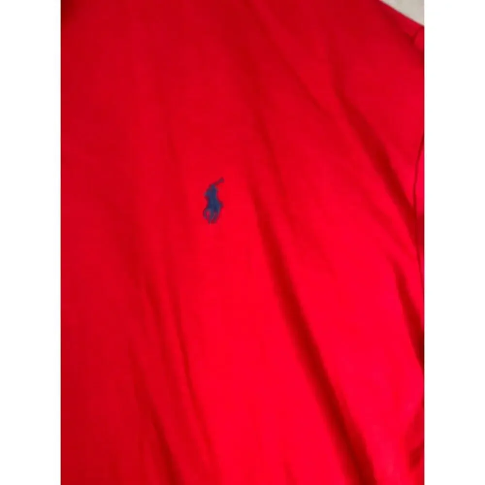 Polo Ralph Lauren Mens Polo Shirt 4XB Red‎ Golf Performance Short Sleeve